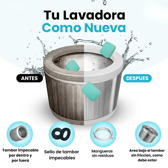 2X1 PASTILLAS PARA LAVADORAS AUTOCLEAN PRO (24 UNIDADES)