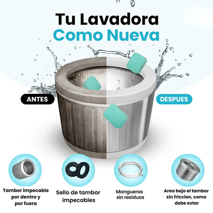 2X1 PASTILLAS PARA LAVADORAS AUTOCLEAN PRO (24 UNIDADES)